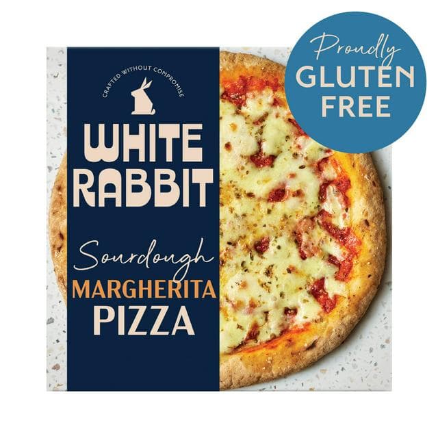White Rabbit 400g Margherita Sourdough Gluten Free Pizza - gallery image 1