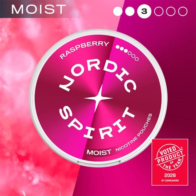 Nordic Spirit Nicotine Pouch Raspberry 9mg - gallery image 3
