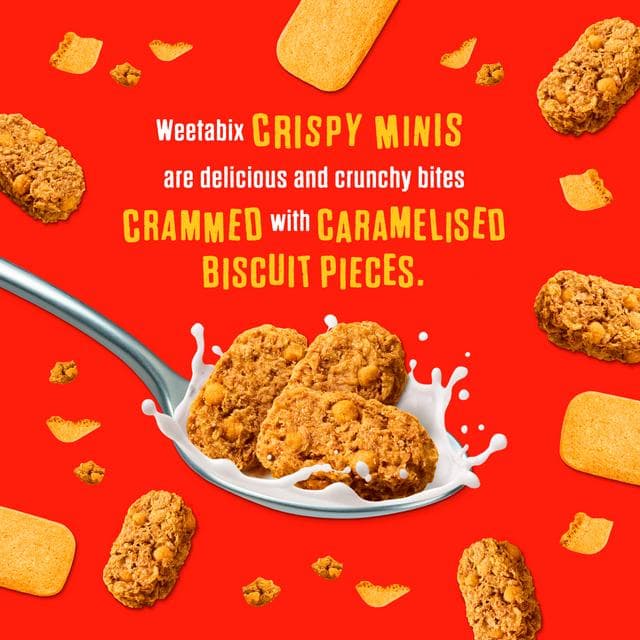 Weetabix 500g Crispy Minis Caramelised Biscuit Breakfast Cereal - gallery image 4