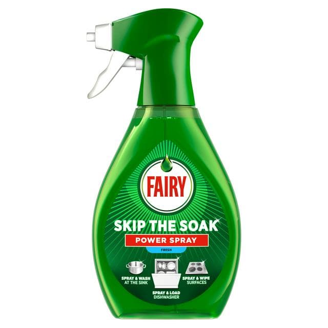 Fairy Skip The Soak Power Spray Fresh Dish & Kitchen Spray Pre Treatment 500ml - gallery image 1