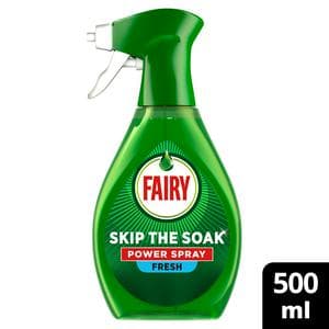 Fairy Skip The Soak Power Spray Fresh Dish & Kitchen Spray Pre Treatment 500ml
