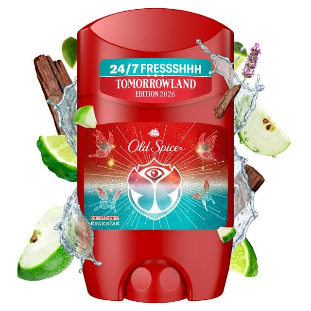 Old Spice Rockstar Deodorant Stick For Men 48hr Fresh & Aluminium Free 50ml - gallery image 1