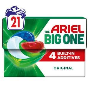 Ariel The Big One 21 Washes Original Pods Laundry Detergent Washing Capsules