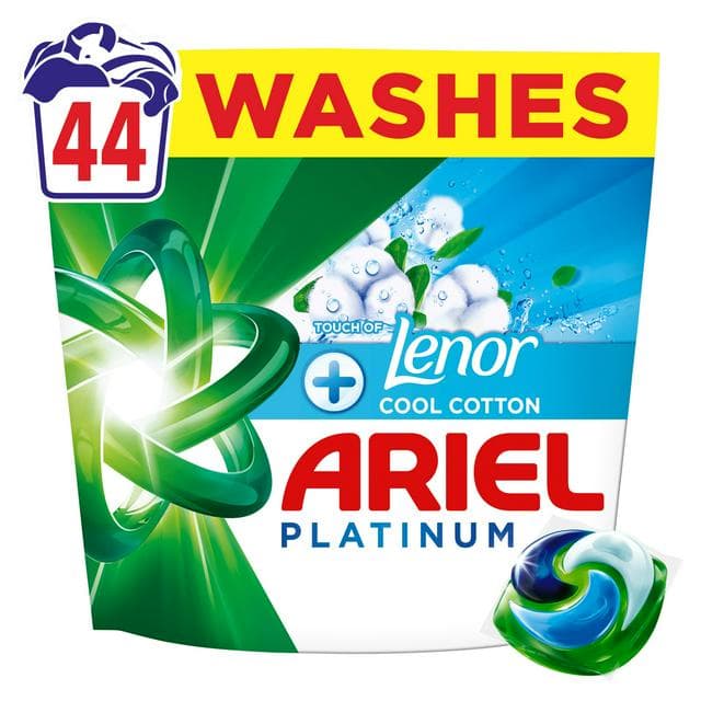 Ariel Platinum Pods Laundry Detergent Washing Capsules 44 Washes - gallery image 1