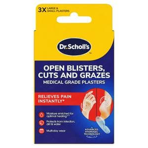 Dr. Scholl's Open Blisters Cuts & Grazes Medical Grade Plasters