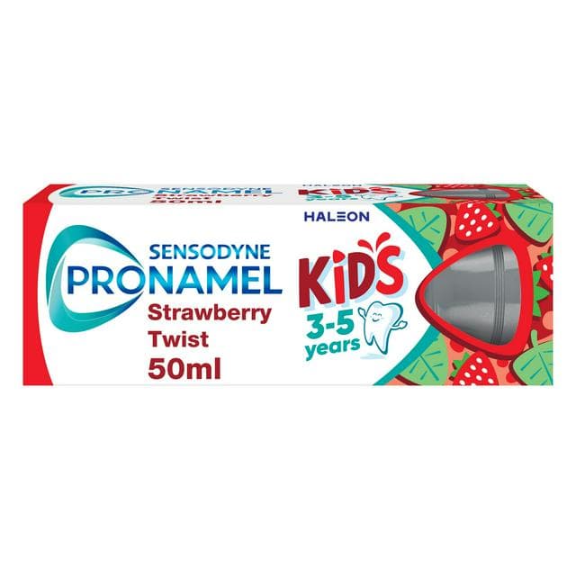 Sensodyne Pronamel Kids 3-5 Years Toothpaste Strawberry Twist 50ml - gallery image 1