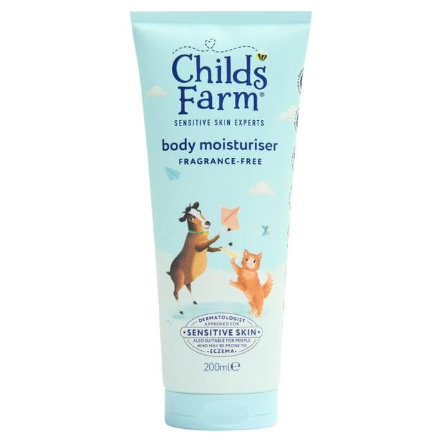 Childs Farm 200ml Gentle, Hydrating Formula for Babies, Kids & Sensitive Skin Fragrance Free Body Moisturiser - gallery image 1