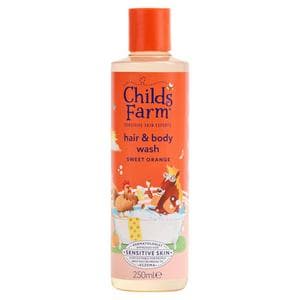 Childs Farm 250ml Gentle Tear-Free Formula for Babies, Kids & Sensitive Skin Sweet Orange Hair & Body Wash
