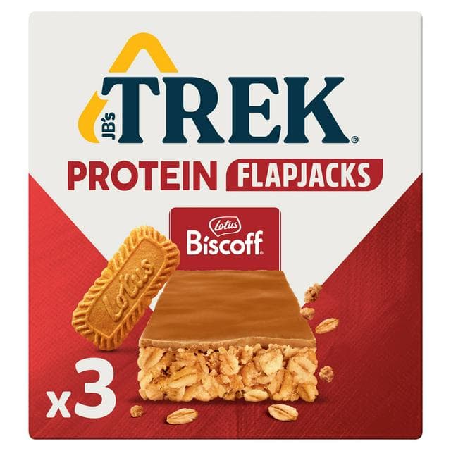 Trek Biscoff Protein Flapjack 3 x 50g - gallery image 1