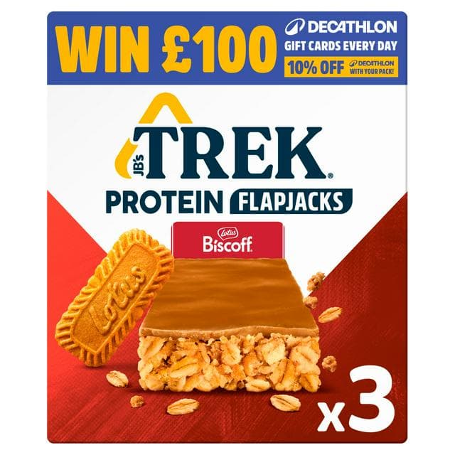 Trek Biscoff Protein Flapjack 3 x 50g - gallery image 1