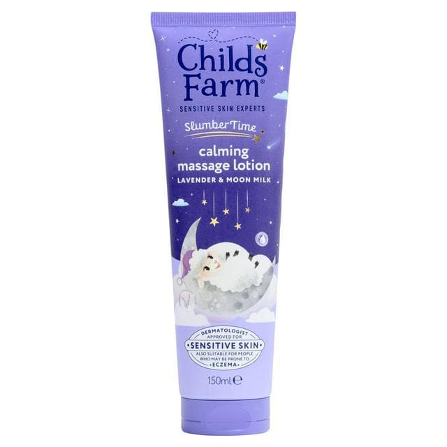 Childs Farm 150ml Slumber Time Sleep Calming Massage Lotion Lavender & Moon Milk Gentle Moisturiser for Babies - gallery image 1