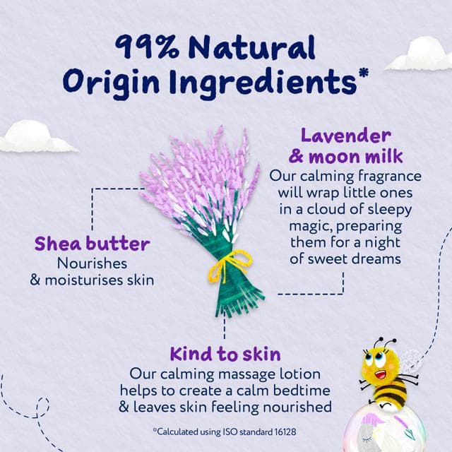 Childs Farm 150ml Slumber Time Sleep Calming Massage Lotion Lavender & Moon Milk Gentle Moisturiser for Babies - gallery image 6