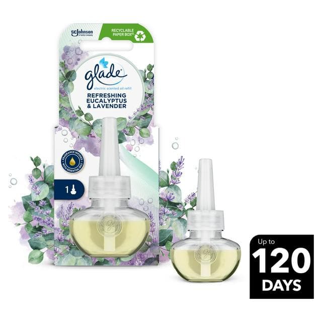 Glade Electric Scented Oil Plug In Refill Eucalyptus & Lavender 20ml - gallery image 1