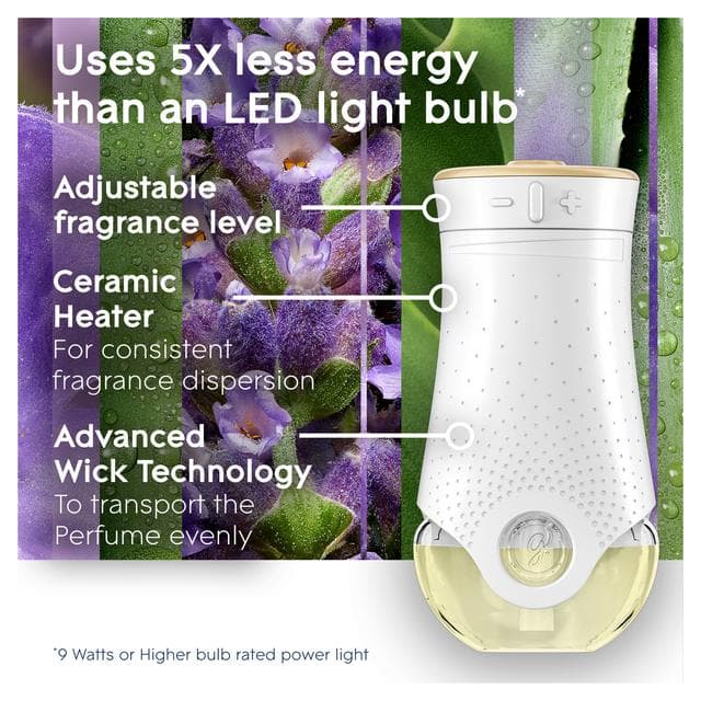 Glade Electric Scented Oil Plug In Holder & Refill Eucalyptus & Lavender 20ml - gallery image 3