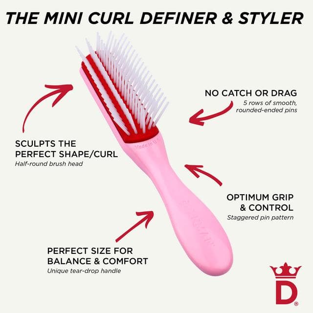 Denman D14 the Mini Curl Definer & Styler Pink Crush - gallery image 4