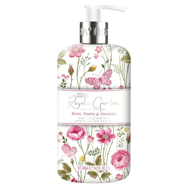 Baylis & Harding Royale Garden Rose, Poppy & Vanilla Luxury Hand Wash, Limited Edition 500ml - gallery image 1