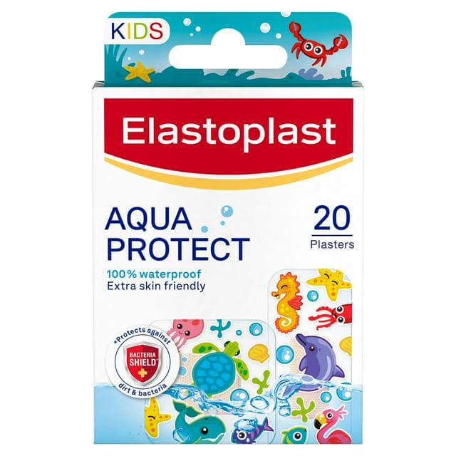Elastoplast Aqua Protect Kids Plasters Strips x20 - gallery image 1