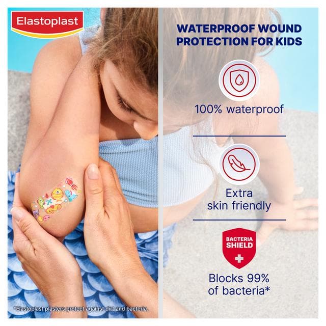 Elastoplast Aqua Protect Kids Plasters Strips x20 - gallery image 2