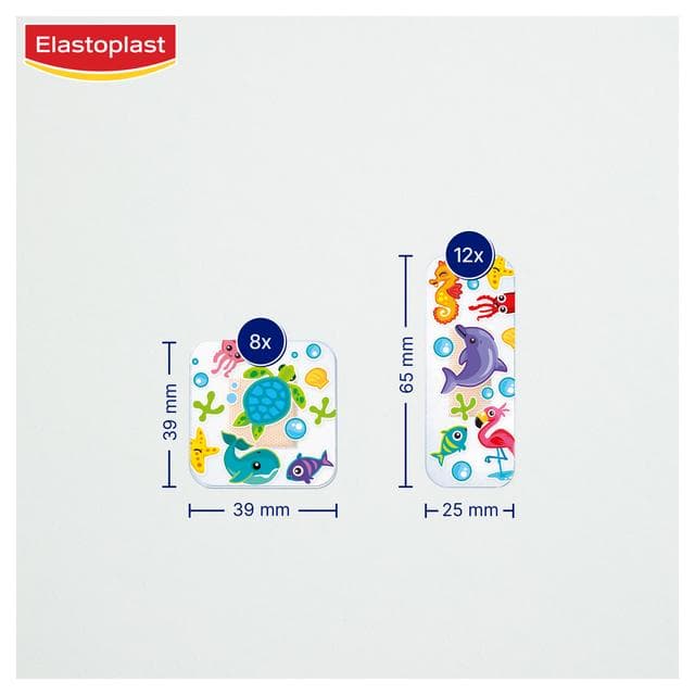 Elastoplast Aqua Protect Kids Plasters Strips x20 - gallery image 3