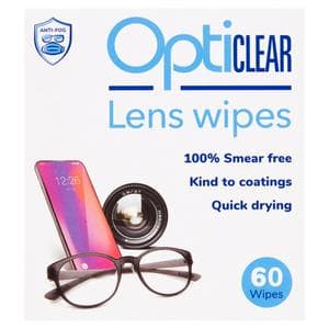 Opticlear Lens Wipes x60