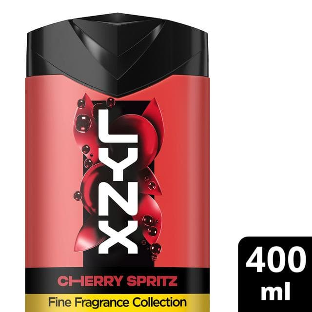Lynx Cherry Spritz Fine Fragrance Shower Gel Body Wash for Men 400ml - gallery image 1