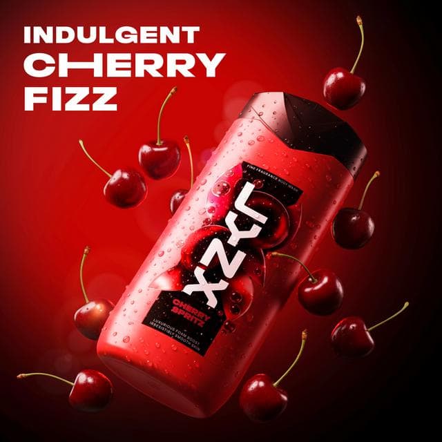 Lynx Cherry Spritz Fine Fragrance Shower Gel Body Wash for Men 400ml - gallery image 4