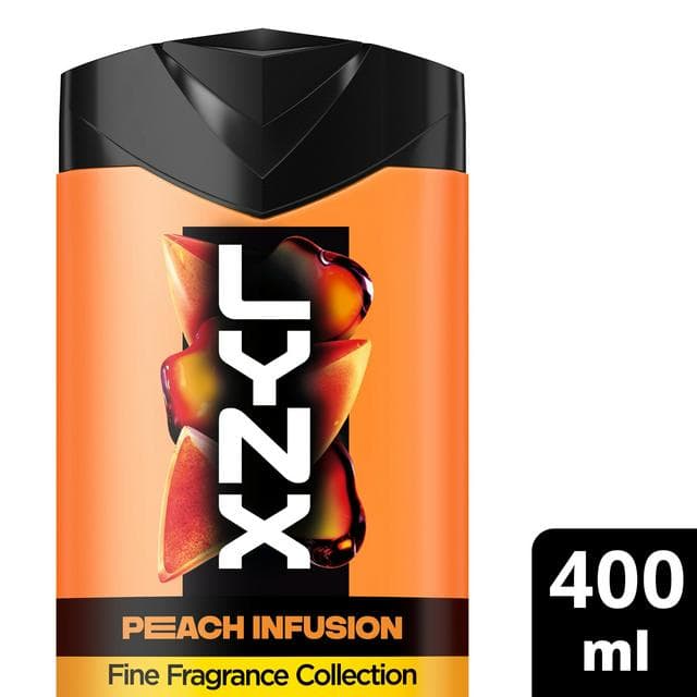 Lynx Peach Infusion Fine Fragrance Shower Gel Body Wash for Men 400ml - gallery image 1
