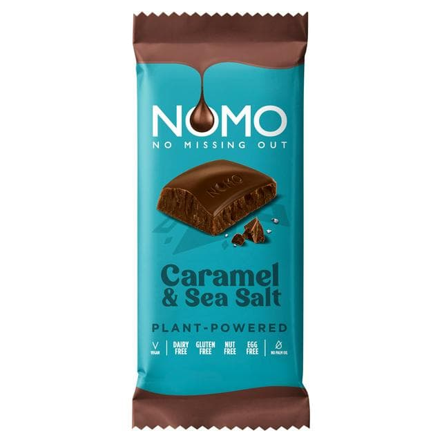 NOMO Caramel & Sea Salt Bar 75g - gallery image 1