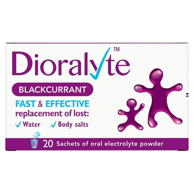 Dioralyte Blackcurrant Sachets of Oral Electrolyte Powder x20 - gallery image 1