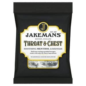 Jakemans Throat & Chest Soothing Menthol Lozenges 160g