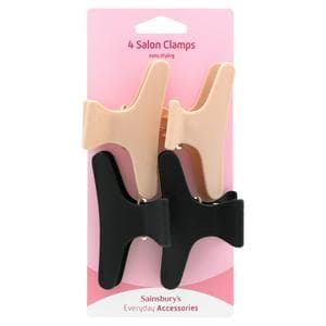 Sainsbury's Butterfly Styling Clamps x4