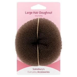 Sainsbury's Hair Doughnut Large Brunette