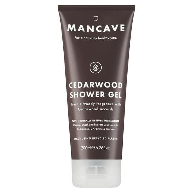 Mancave Cedarwood Shower Gel 200ml - gallery image 1