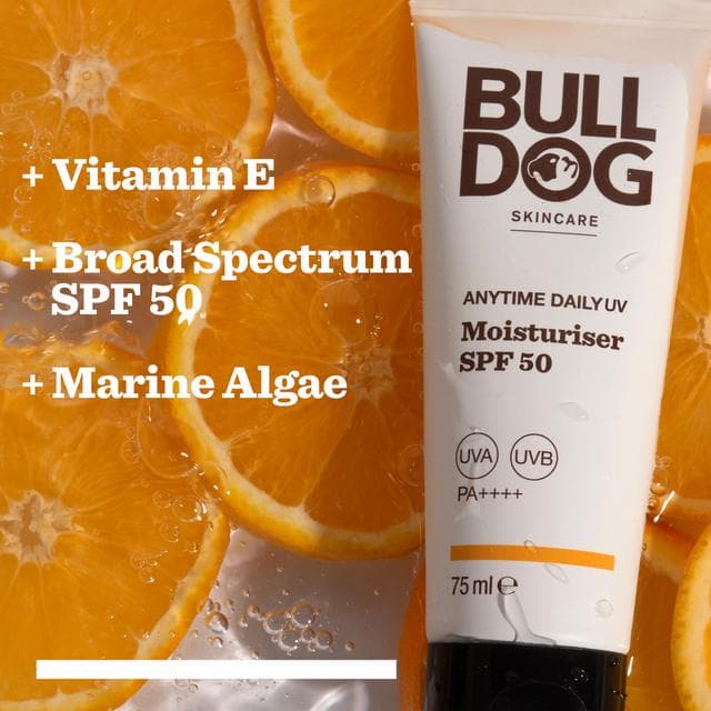 Bulldog Skincare Anytime Daily UV SPF 50 Moisturiser 75ml - gallery image 5