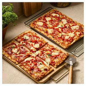 Sainsbury's 2 x Napoli Salami Mozzarella & Hot Honey Thin & Crispy Pizza, Taste the Difference 1.2kg