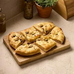Sainsbury's 430g Party Size Olive & Rosemary Focaccia, Taste the Difference
