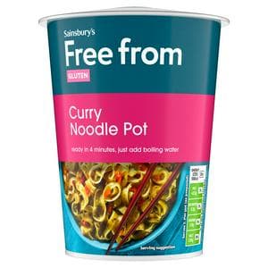 Sainsbury's Free From Curry Noodle Pot 74g