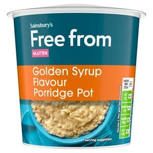 Sainsbury's Free From Golden Syrup Porridge Pot 55g