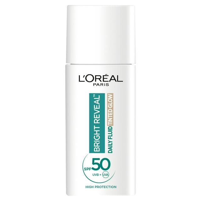 L'Oréal Paris Daily Fluid Tinted Glow SPF 50+ Pearl Glow 50ml - gallery image 1