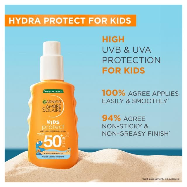 Garnier Ambre Solaire Kids 150ml SPF 50+ Sun Cream Spray - gallery image 2
