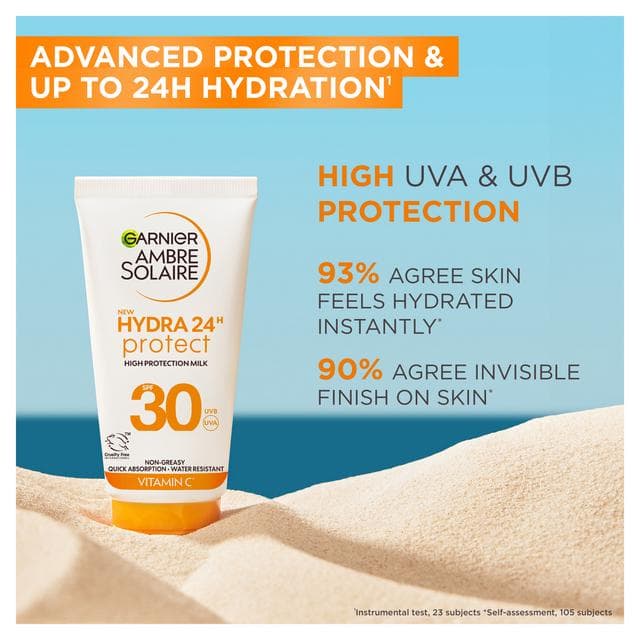 Garnier Ambre Solaire 50ml SPF 30 Hydra Sun Cream Lotion - gallery image 2