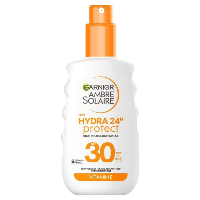 Garnier Ambre Solaire 150ml SPF 30 Hydra Sun Cream Spray - gallery image 1