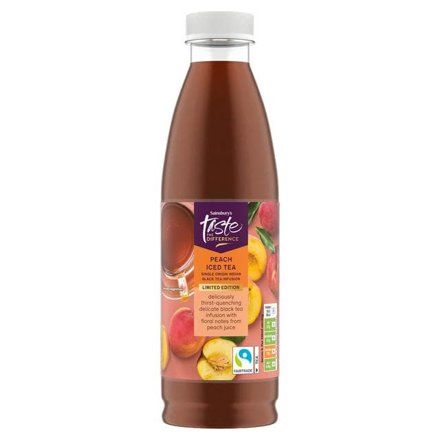 Sainsbury's 750ml Peach Iced Tea, Taste the Difference, Limited Edition - gallery image 1
