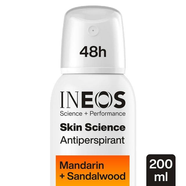 Ineos Skin Science Mandarin + Sandalwood Antiperspirant Deo 200ml - gallery image 1