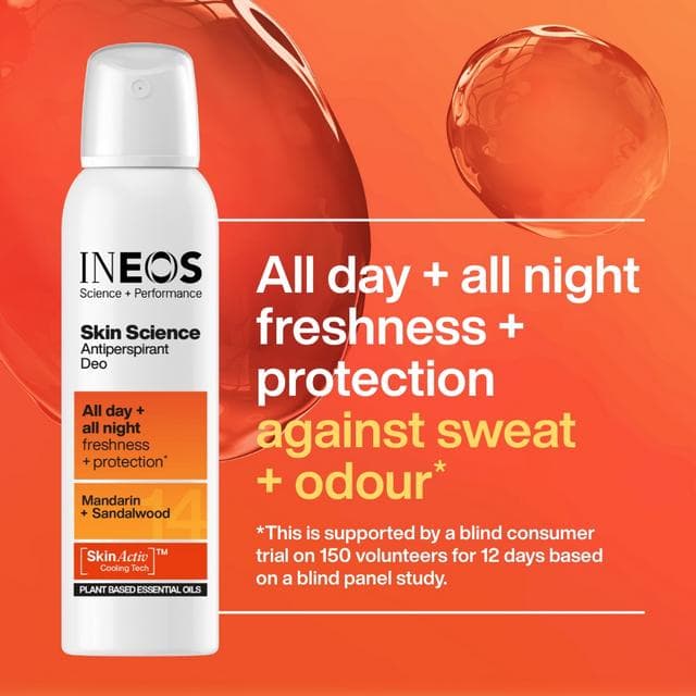 Ineos Skin Science Mandarin + Sandalwood Antiperspirant Deo 200ml - gallery image 4