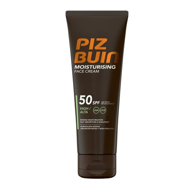 Piz Buin Moisturising Face Cream SPF 50 - gallery image 1