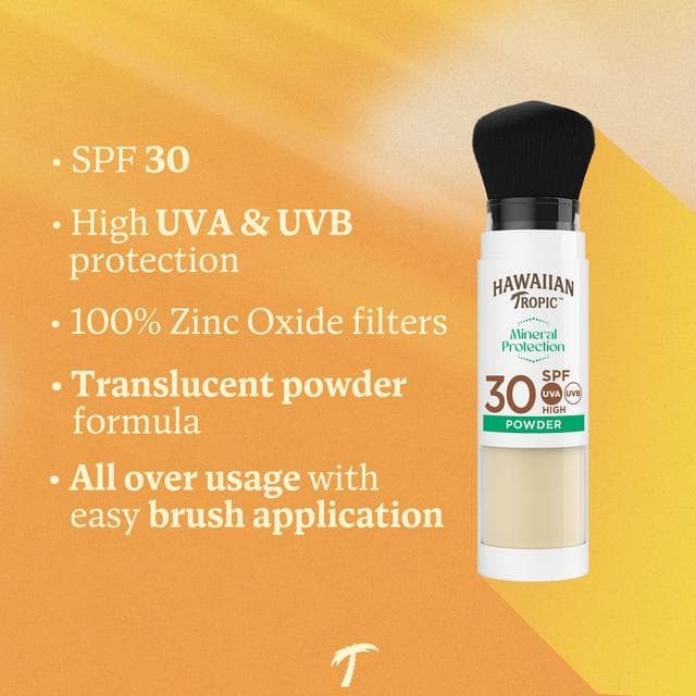 Hawaiian Tropic Mineral Protection SPF 30 Light Tropical Scent Powder 4.25g - gallery image 2