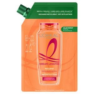 L'Oréal Paris Elvive Dream Lengths Restoring Shampoo Refill Pouch for Long Hair 500ml