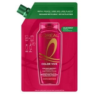 L'Oréal Paris Elvive Colour Protect Shampoo Refill Pouch for Coloured & Highlighted Hair 500ml