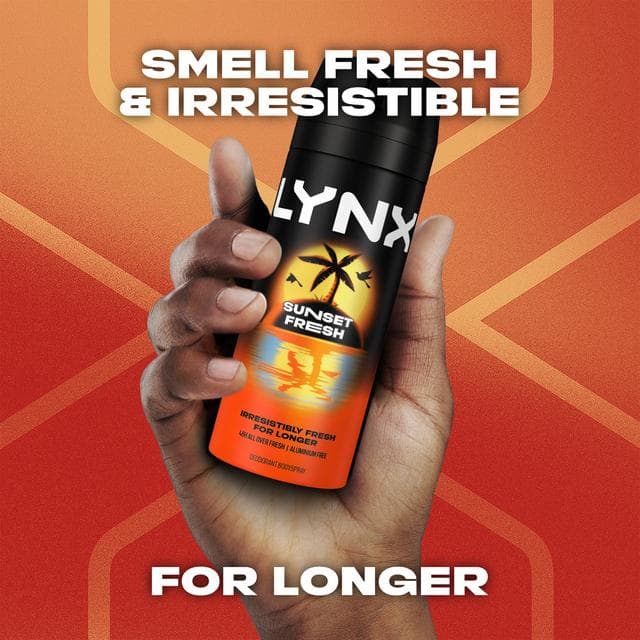 Lynx Sunset Fresh 48h Deodorant Body Spray for Men 150ml - gallery image 2